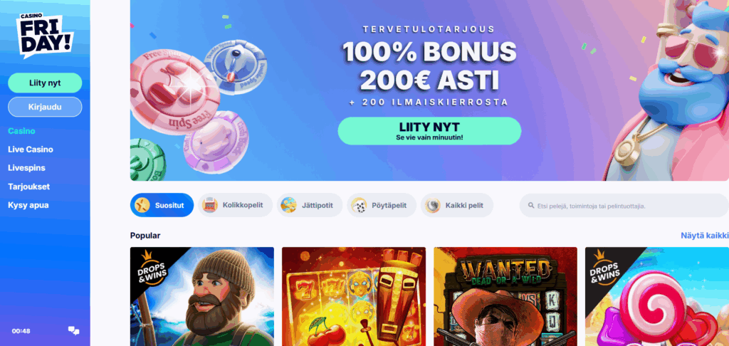 Casino Friday Finlande